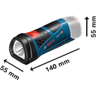 Bosch GLI 12V-80 Cordless LED Torch Flash Light 12V 80lm (Bare) (0601437V00) - KHM Megatools Corp. Bosch GLI 12V-80 Cordless LED Torch Flash Light 12V 80lm (Bare) (0601437V00) - KHM Megatools Corp.